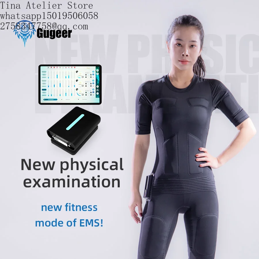 Home Gym Equipment Dry EMS Body Suit One-Piece No-Gel Electrical Muscle Stimulation Training Suit