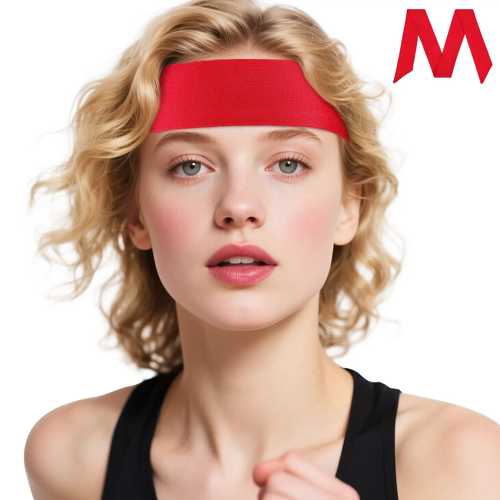 

Спортивная повязка на голову от пота, нескользящая повязка для тренировок для мужчин и женщин, регулируемая удобная повязка для волос, для фитнеса, бега, йоги