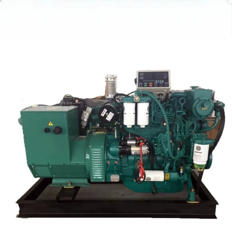 Weichai Marinegeneratorsatz 50 kW Dieselmotor, geräuscharmer Generatorsatz