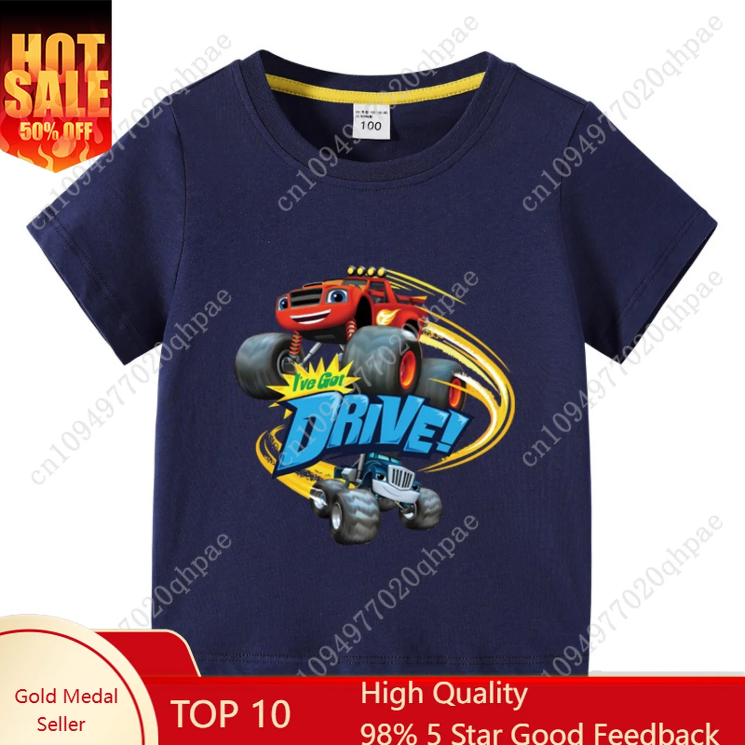 

Blaze And The Monster Machines Cartoon Funny Tshirt Children's Summer Short Sleeved Tees Girls Boys Tops Clothes Birthday Gift