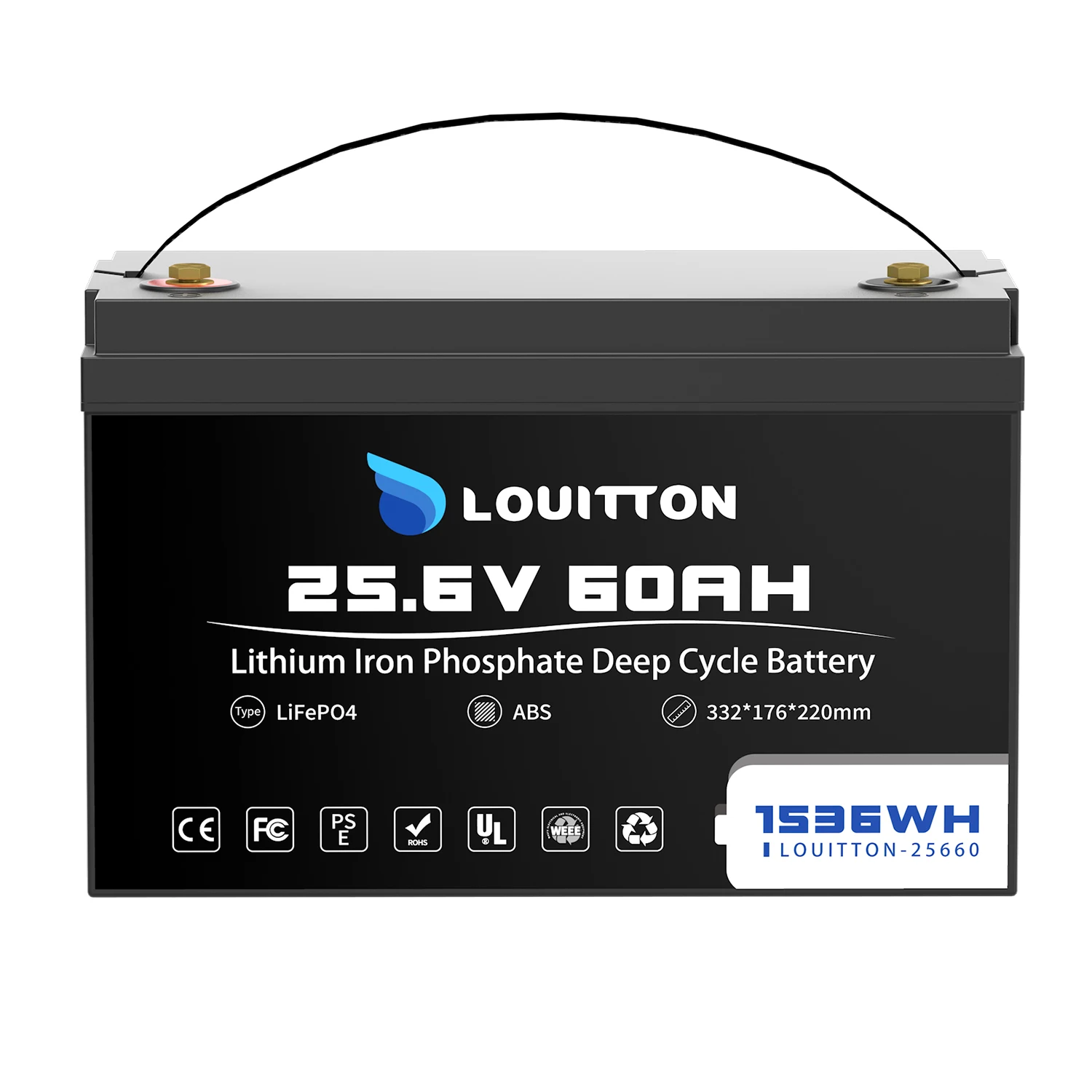 24V 100Ah Lifepo4 Battery Pack Rechargeable Solar Battery 24V 60AH With BMS For RV Boat Motor Outdoor Inverter