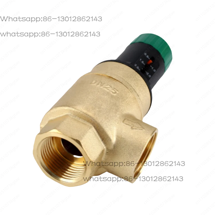 360 degree visible pressure differential control brass bypass valve for air conditioning/heat pump