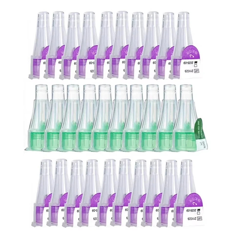 100 Stück Insulin-Injektionsstift-Nadeln Universal 32G-4mm/31G-6mm Einzeln Verpackte Sterile Insulin-Stiftspitzen – Detail 1