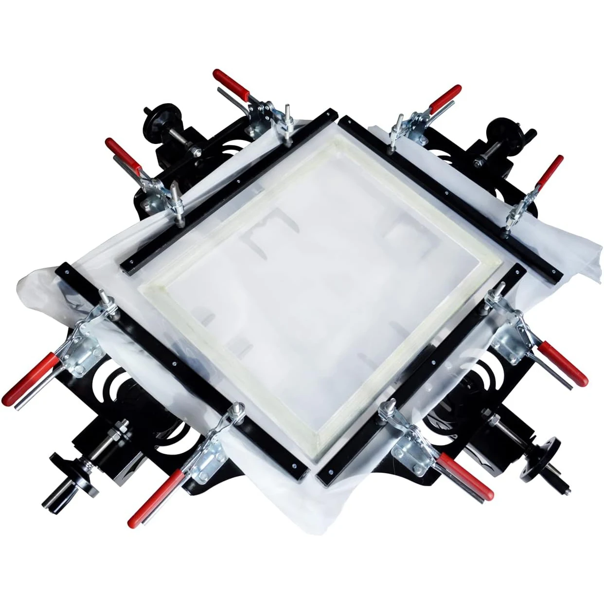 ونقالة الشاشة 24 * 24 بوصة معدات تمديد شبكية يدوية نقالة الشاشة الحريرية اليدوية لطباعة الشاشة الحريرية #4