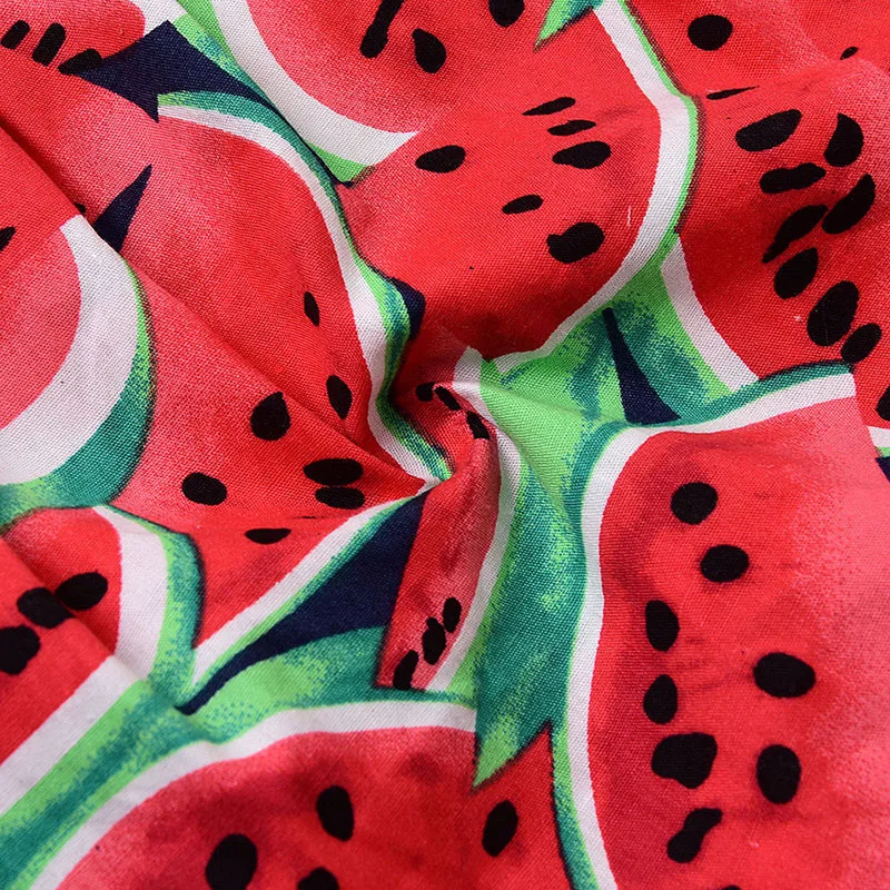 Kleinkind Neugeborenen Säugling niedlichen Baby Kleidung Mädchen Stram pler Wassermelone Bodysuit Stirnband Sonnen anzug Kinder kleidung Set 2St