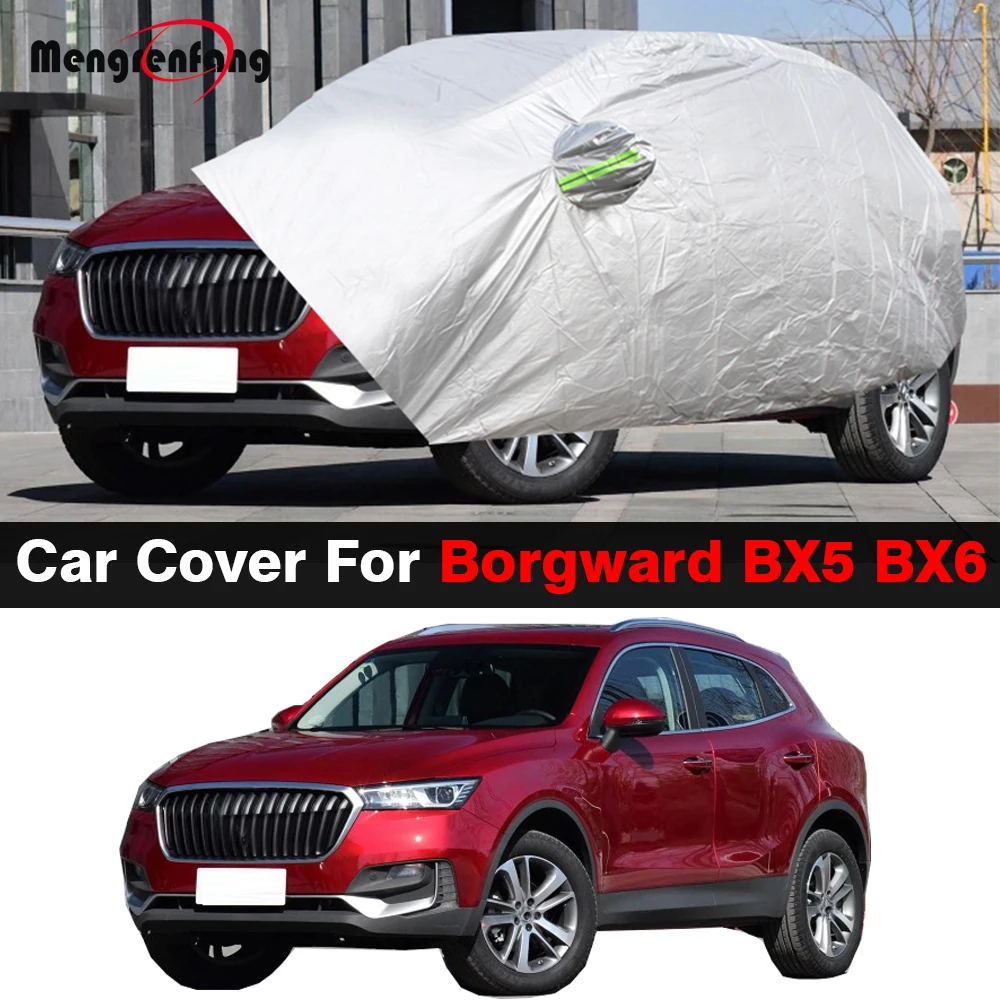 

Full Car Cover SUV Sun Anti UV Rain Snow Dust Protection Cover Windproof For Borgward BX5 BX6 2017-2025