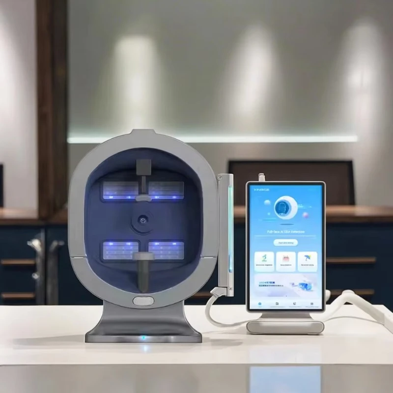 모든 피부 상태에 적합한 컬러풀 피부 분석기 얼굴 테스트 분석 기계