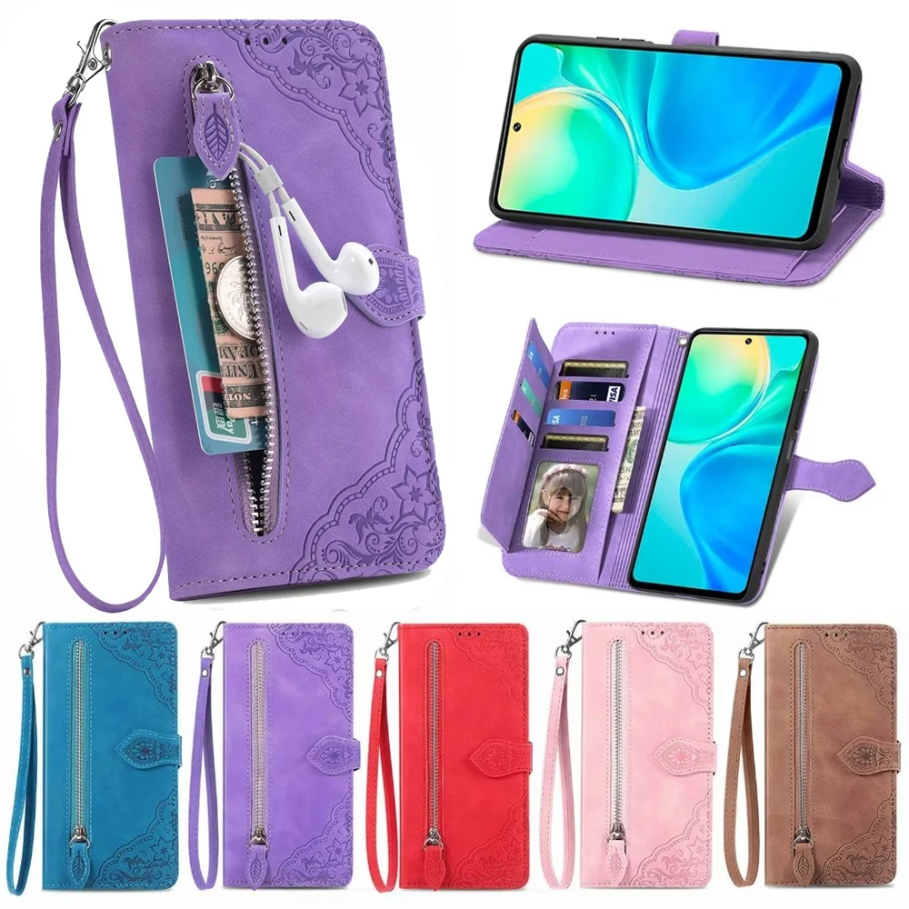 

Чехлы для телефонов OPPO F29 A5 A3 Find X8 Pro A3X A60 A80 F27 K12X A40 A40M 4G Case Forest Zipper Exotic Leather Wallet Flip Cover