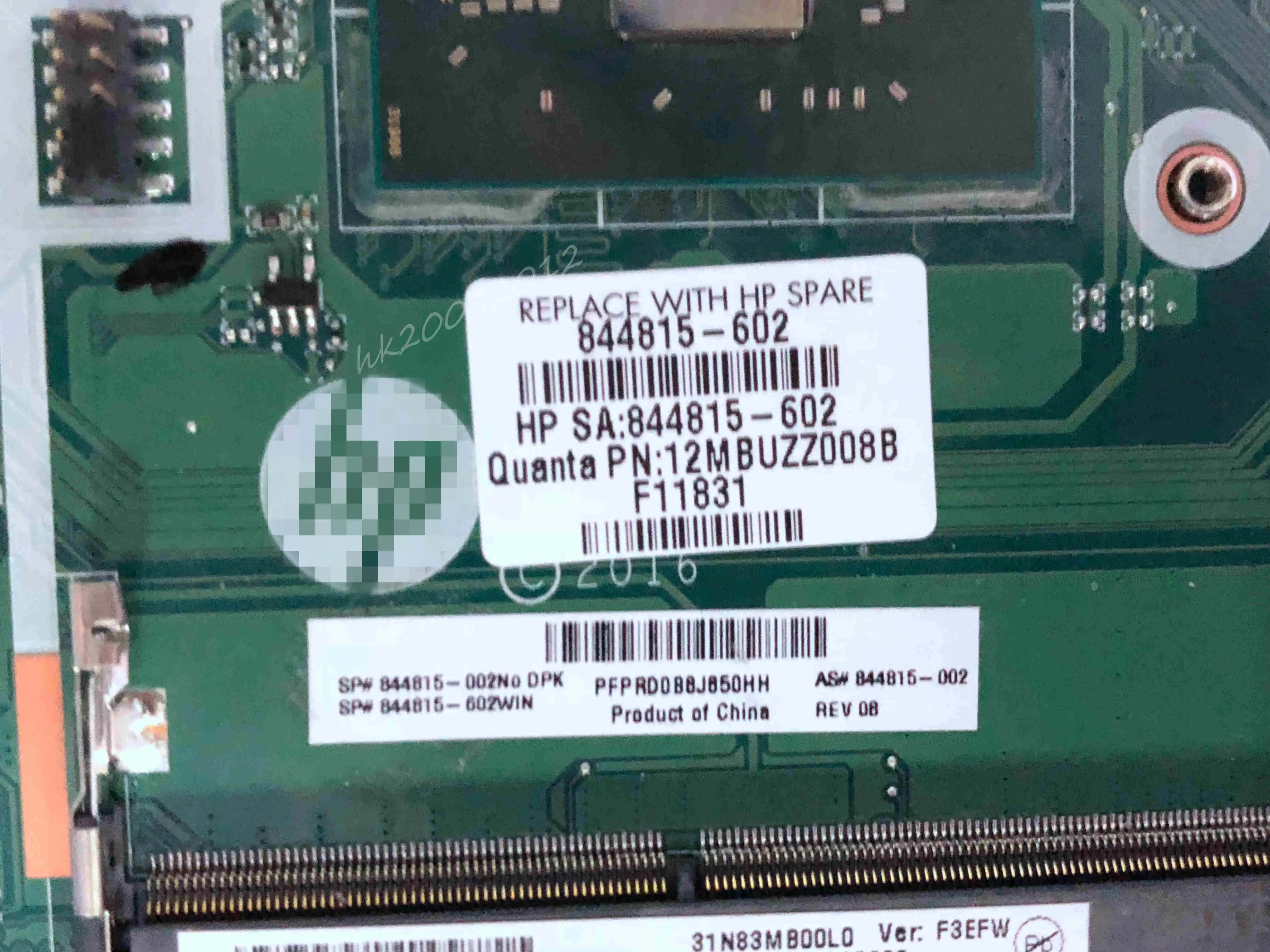 Imagem -03 - para hp Pavilion 24-b 24-b010 Amd A9-9410 Samui-a9 Placa-mãe 844815002 844815602 Dan83cmb6f0 Novo