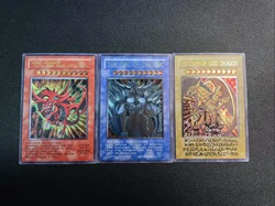 Yu-Gi-Oh three-magic card set animation original Children's anime cartoon game card toys collection gift(Not Original)