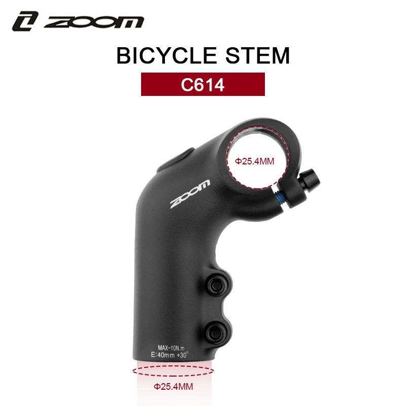 ZOOM H1411C/C614 Mountain Bike handlebar riser AdjustableIncrease height Bicycle Stem Riser 25.4mm Cross-country Bike Part