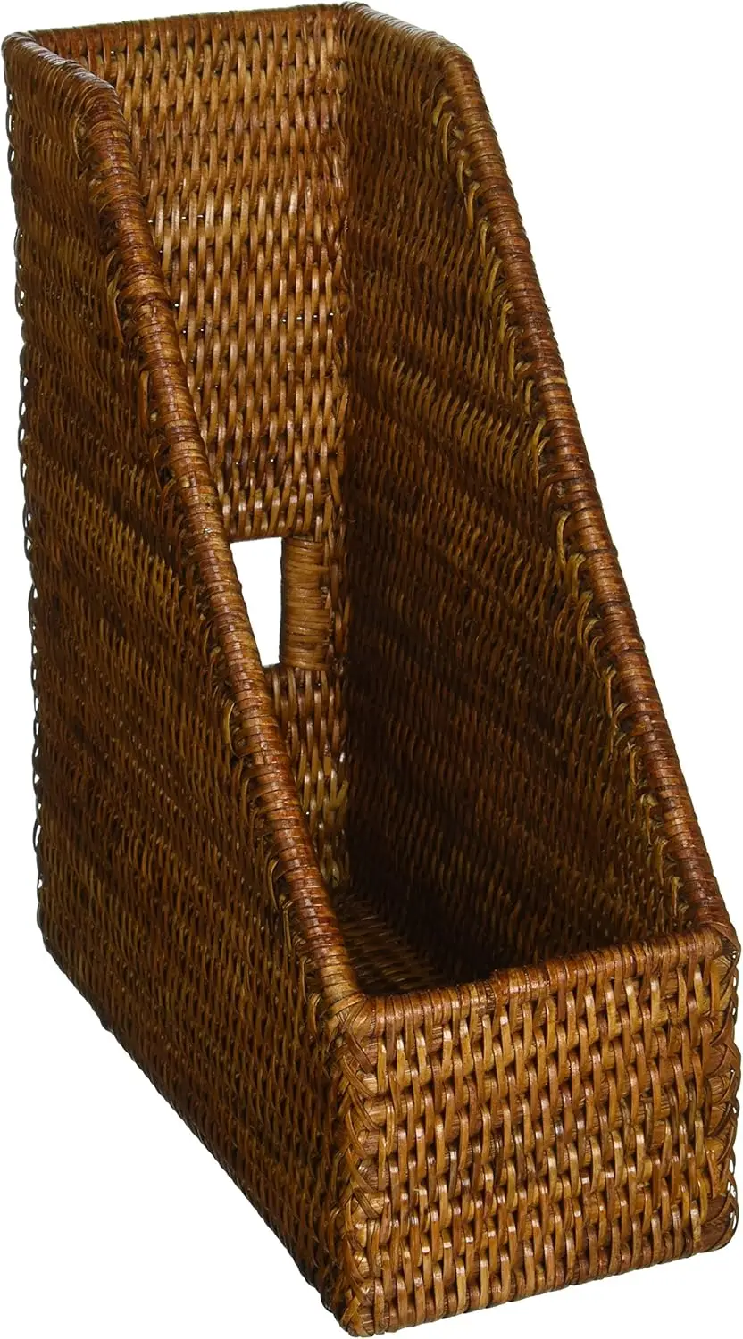 1060081 La Jolla Rattan Magazine File, Honey-Brown