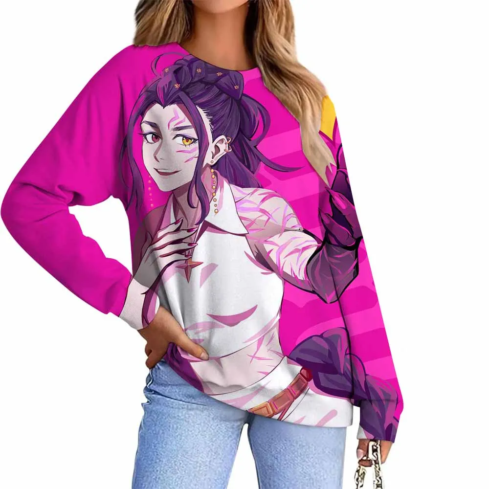 Maßgeschneidertes grenzüberschreitendes Sweatshirt Huntrix Kpop Witch Hunt bedruckter Rundhalsausschnitt, volle Ärmel, andere Streetwear-Stil