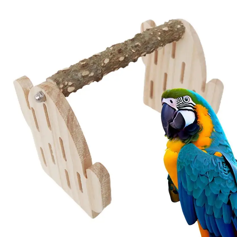 Parrot Perch Cactus Shape Bird Play Stand Parakeet Cage Accessories Stand Playground Bird Cage Exercise Toy For Chinchilla