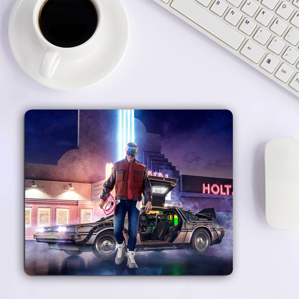 Back to The Future Small Mouse Pad Computer Gaming Accessories Keyboard Mouse Mat XXL Laptop Office Desk Pad PC Gamer Mousepad