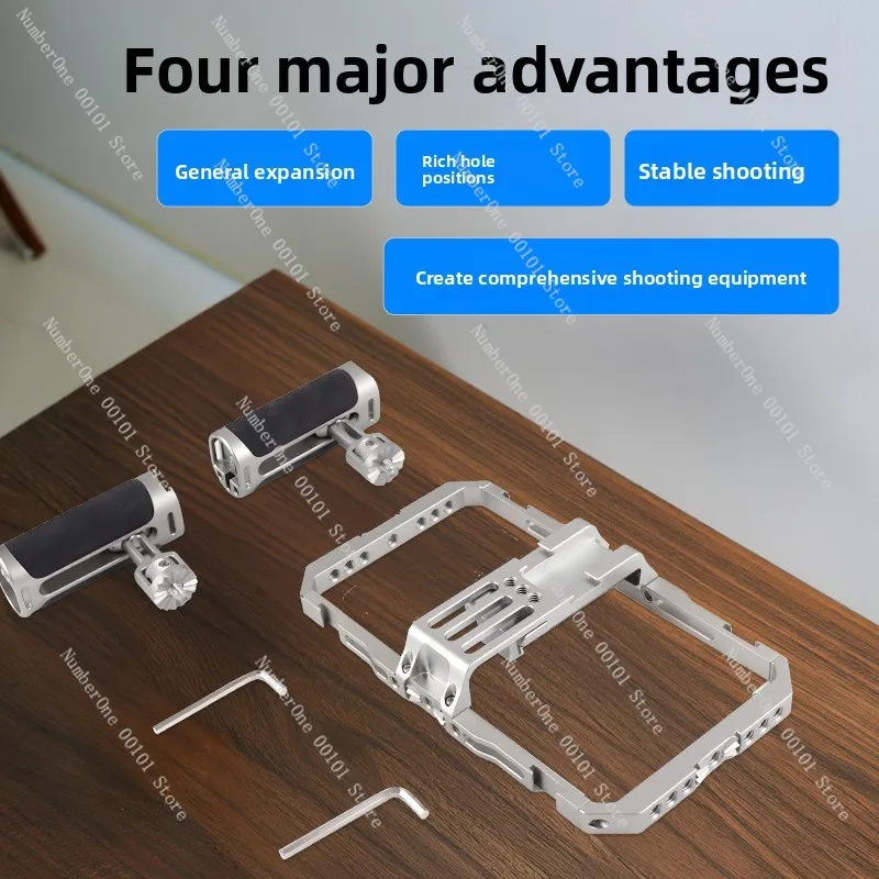 Aluminiowa klatka na telefon ze stopu aluminium z metalowym stabilizatorem chłodzącym do użytku ręcznego