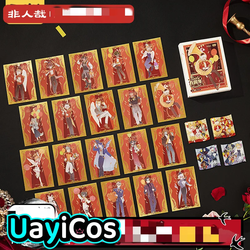 

In stock Original All Saints Street Postcards Acrylic Fridge Magnet Ninth Anniversary Series Ornament Anime Game Toy Kids Gifts