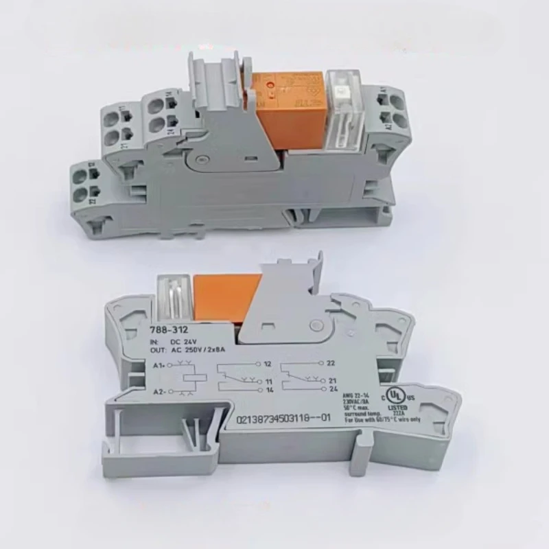 

（Brand-new）1pcs/lot 100% original genuine relay:788-312 DC24V All copper flame-retardant industrial interface module