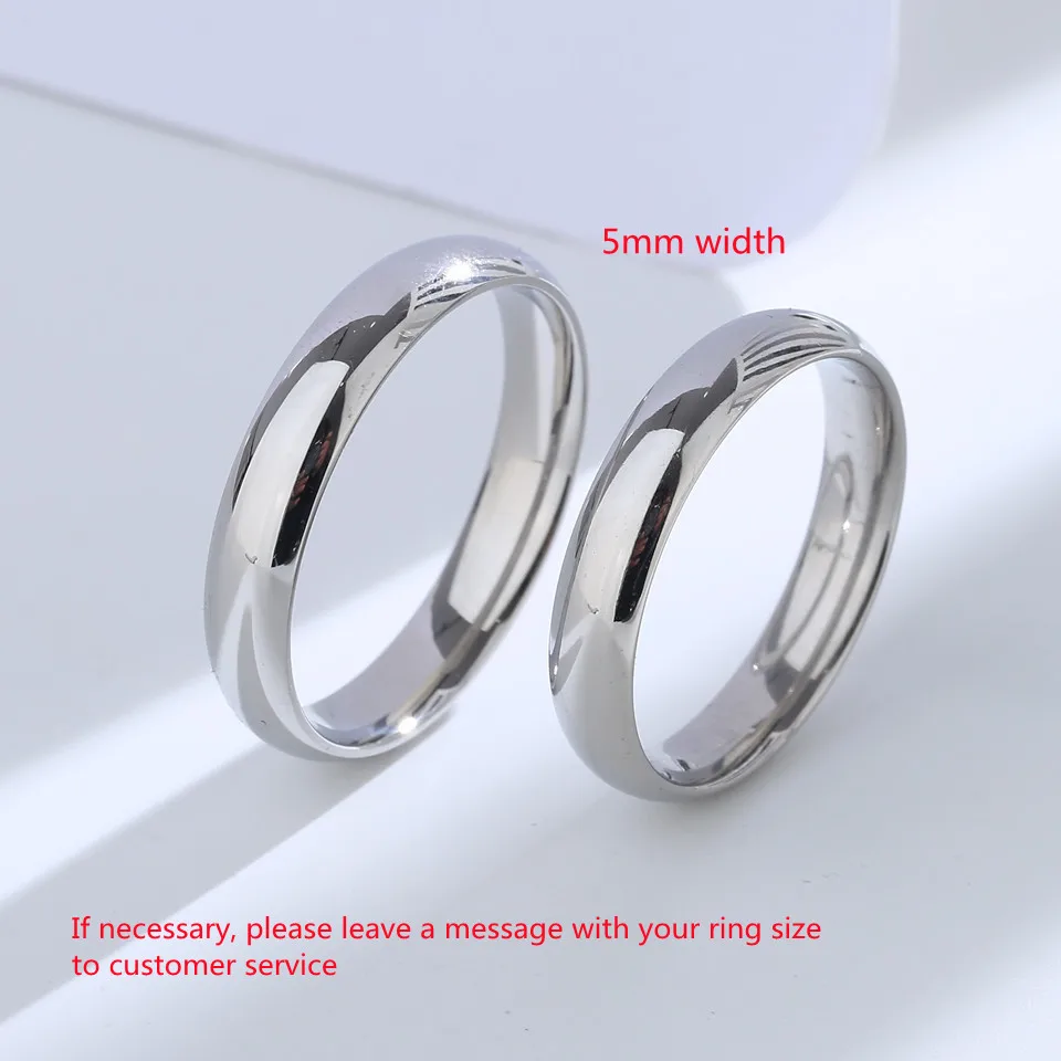 925 Silver Couples Ring Engraved Wedding Band