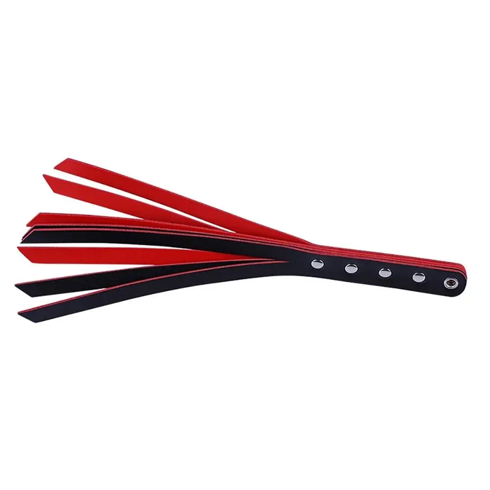 1Pcs Portable Horse Whip With Handle Paddle Slapper Equestrian Training Pointer PU Leather Racing Riding Crop for Horse Training