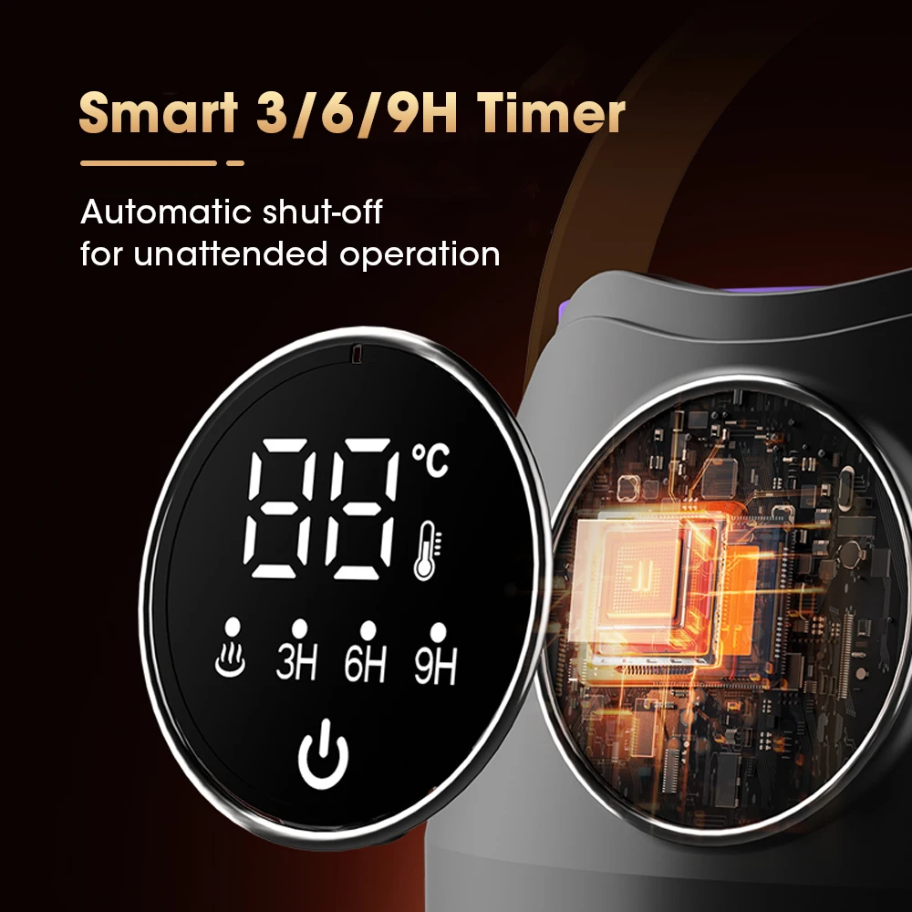 Intelligenter Timer-Schuhtrockner, tragbarer, faltbarer Haushalts-Schuhtrockner mit sechs Armen, schnelltrocknend, desodorierend, UV-Sterilisierend, Schuhheizgerät – Detail 6