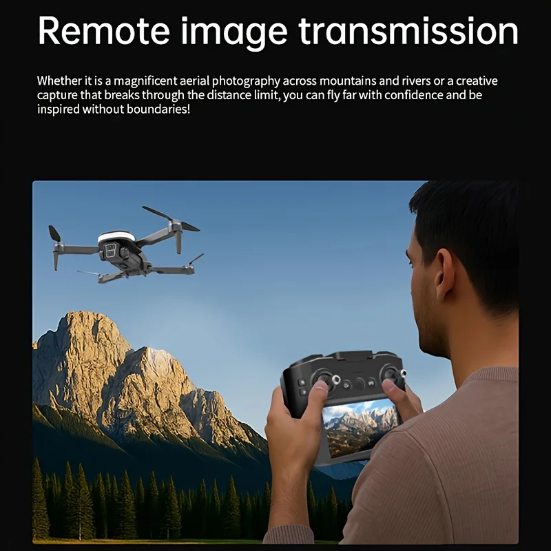 U6 Drone with Brushless Motor, Long Battery Life, Smart Obstacle Avoidance & Screen Remote. Features Real-Time Transmission, Dual-Camera, Gesture Control & 1-Key Return. Perfect for Outdoor Aerial Video, Beginners & Holiday Surprise Gifts. view 8