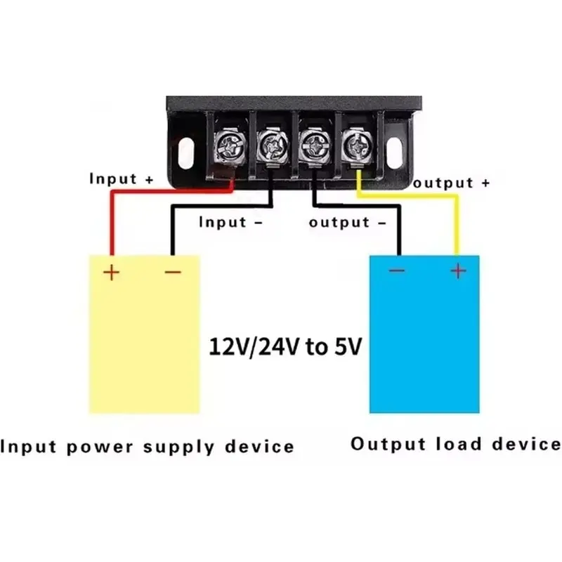B27B For Car Compatible 24V To 12V 5A 60W DC-DC Power Supply Module Step-Down Voltage Regulator Converter For Car Systems Reduce