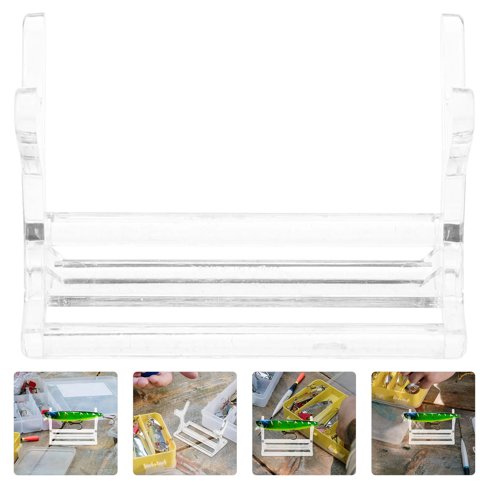 

Fishing Bait Display Stand Brackets Multi-use Lure Collector Holder Penholder Collection Abs Plastic Tabletop