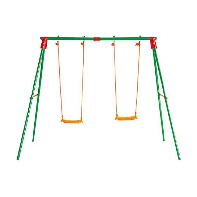 Family Funny Outdoor Metal Dish Swing Set Belt Basketball Hoop Commercial Outdoor Playground Swing with Children's Slide Garden