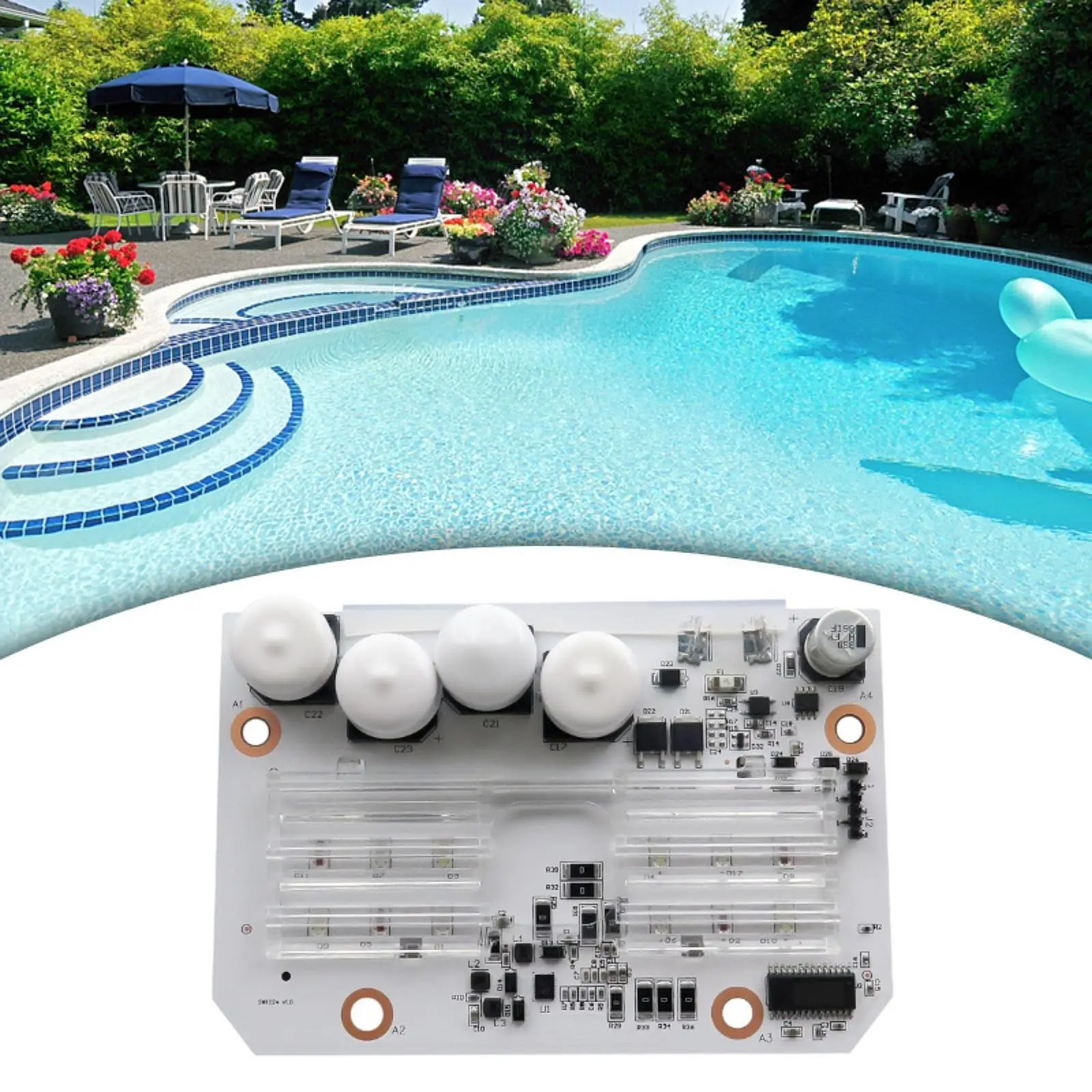 Pool Light Engine Board with Multiple Color Modes High Performance LED Panel for Compatible 601000 601001