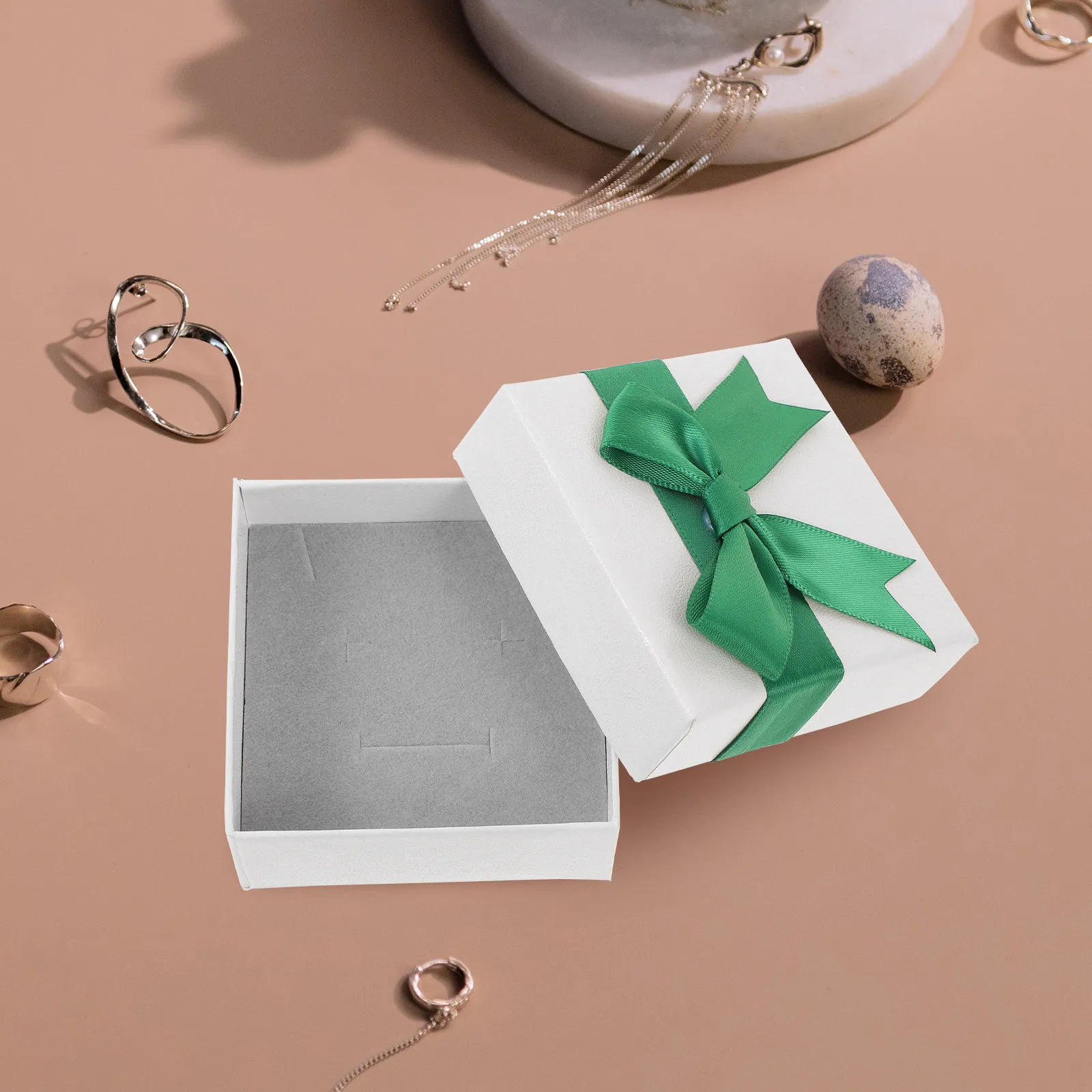 

10pcs Jewelry Gift Small Decorative Box For Necklace Ring Bracelet Watch Present Packaging Case Sponge Filled Wrapping Box