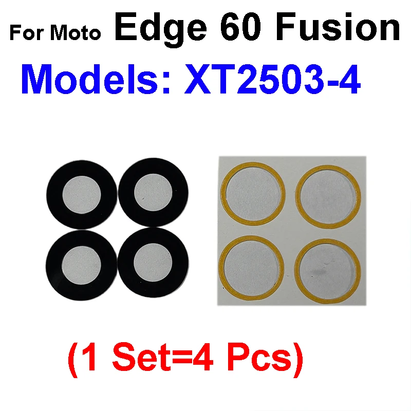 Rear Camera Glass Lens For Motorola Moto Edge 60 60S 70 Pro Neo Fusion Camera Lens Housing With Adhesive Replacement Parts