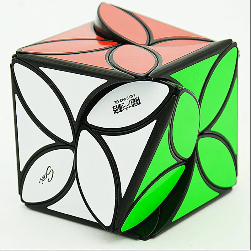 [ECube] QiYi Clover Magic Speed Cube Puzzle Plus Version 4 Leaf Clover Cube Strange-shape Puzzle Toys For Children Kids