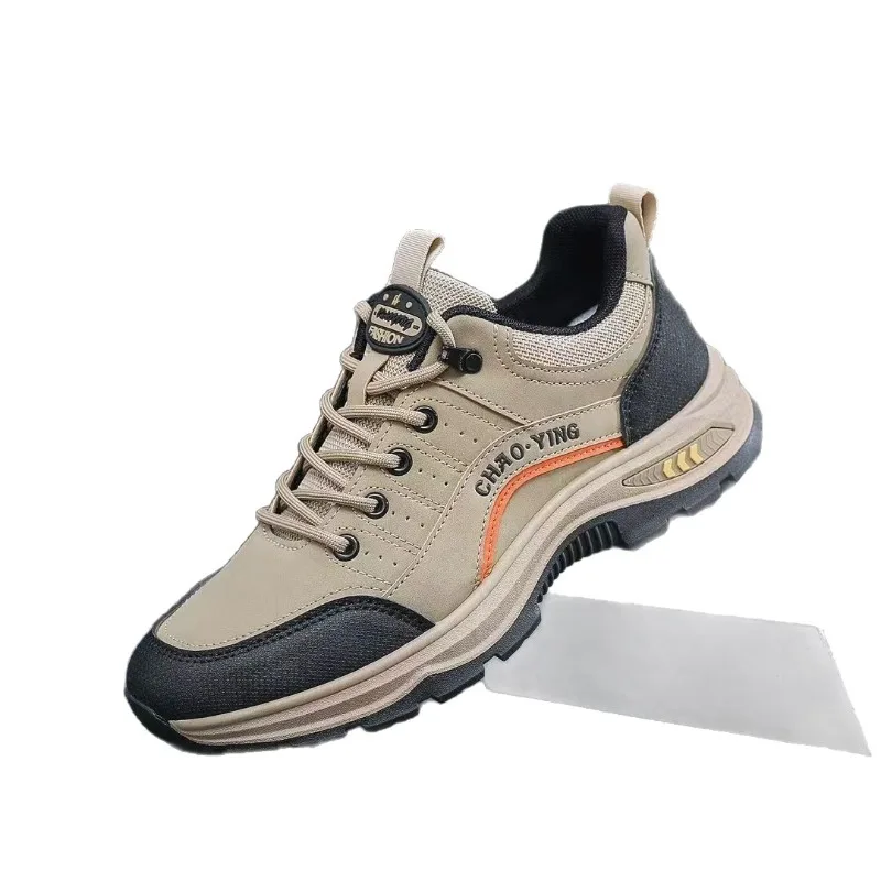 Zapatillas De Deporte 2025 Men Leather Sneakers Outdoor Non-slip Climbing Shoes Man Running Sports Shoes Walking Trekking Shoes - Image 6