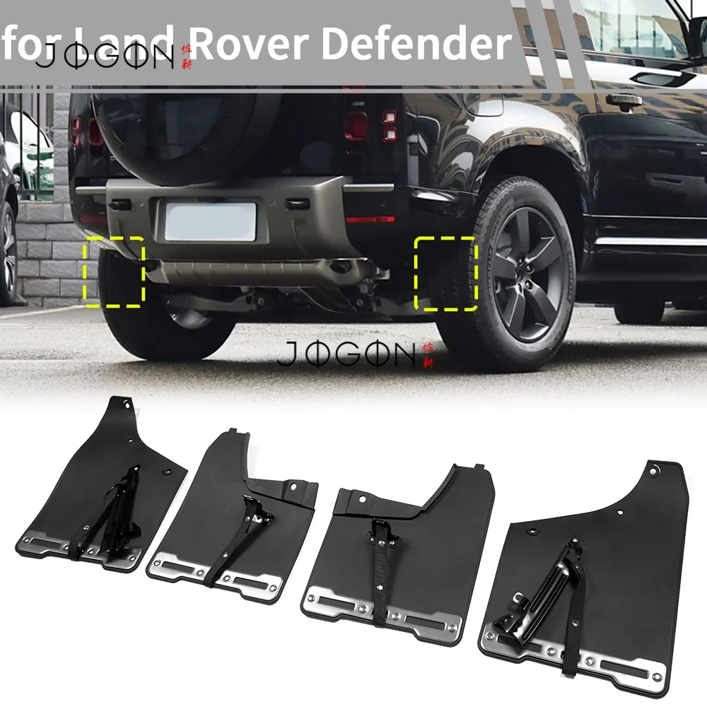 

Replacement Car Side Fender Mudflaps Splash Mud Guards Flaps Mudguards Cover Trim For Land Rover Defender 110 90 2020-2025