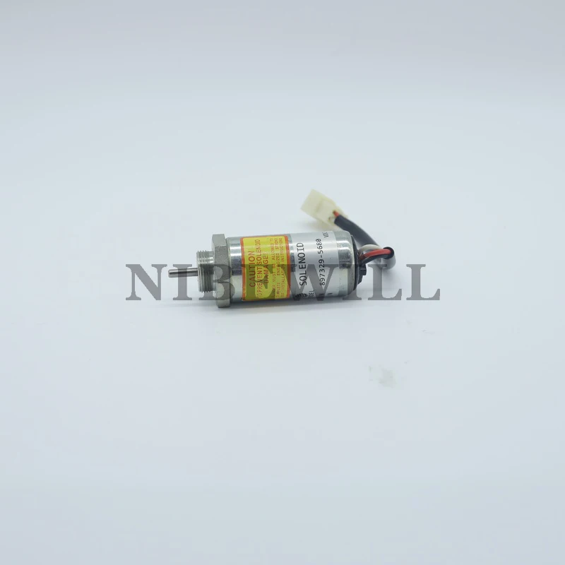 accessoires-de-moteur-pour-hitachi-ex55-pour-isuzu-4le2-electrovanne-d'arret-du-moteur-897329-5680-12v