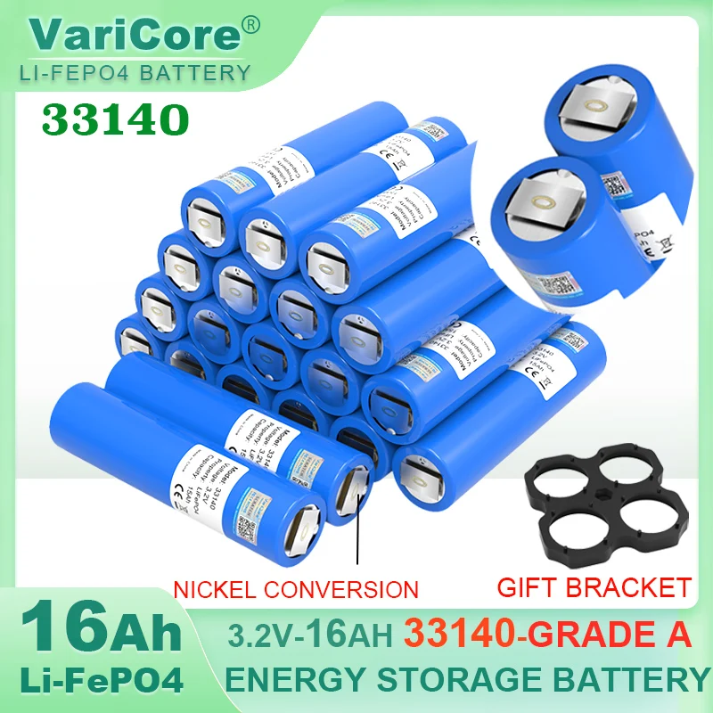 3.2v 33140 15Ah lifepo4 3.2V Cells for diy 4S 12v 24V 36V 48V 20AH 30AH ebike e-scooter power tools Battery pack+Nickel sheet