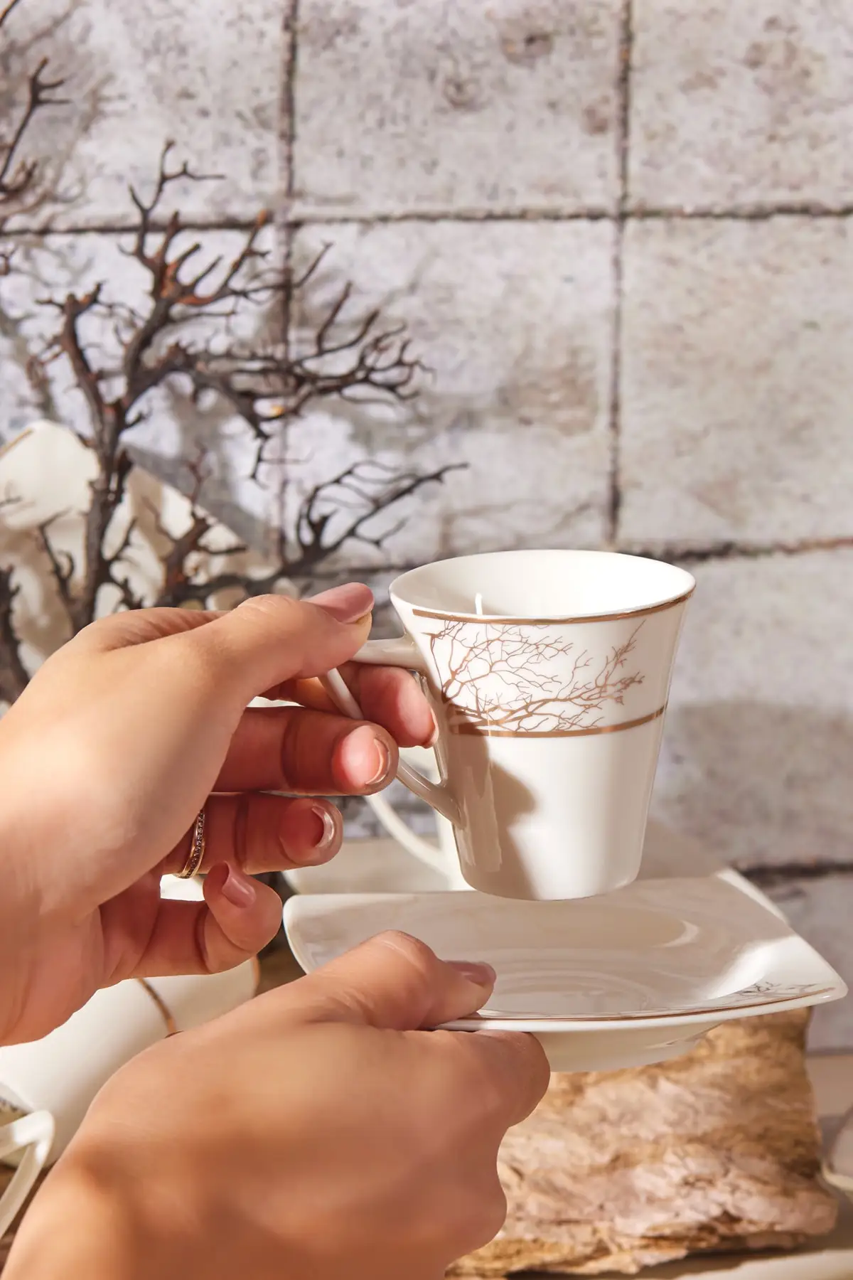 DOLBOVI Autumn 6 person coffee cup set 85 ml