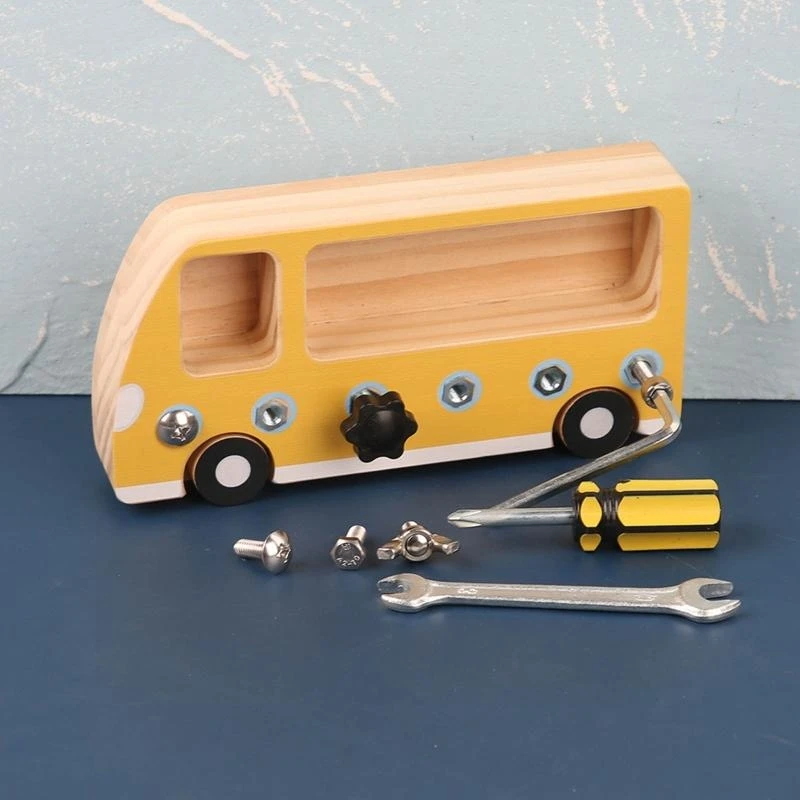 Y4UD Children’s STEM Puzzle Board Toy for w/ Multiple Screwdriver for Brain Developme