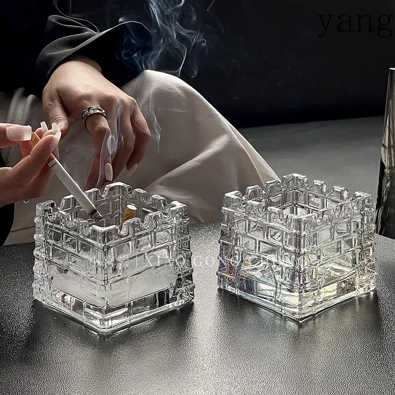 CX high-end castle glass trend personality creative light luxury home living room ornaments