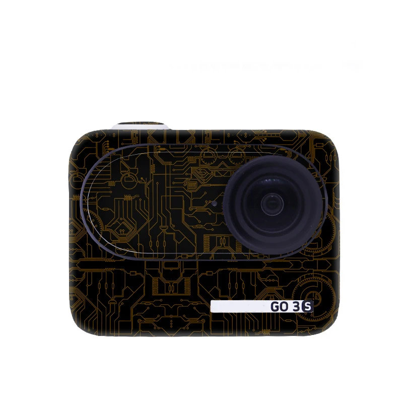 액션 카메라 랩용 PVC 스티커 보호 필름 필 커버, 긁힘 방지, 탈착식 스킨, Insta360 Go3S 용