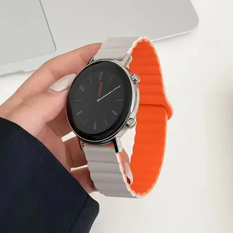 Silicone Magnetic Loop Strap For Samsung Galaxy Watch 6 5 4 40MM 44MM/4 6 Classic 46 43 47mm/5 Pro 45mm Band 20mm 22mm Watchband