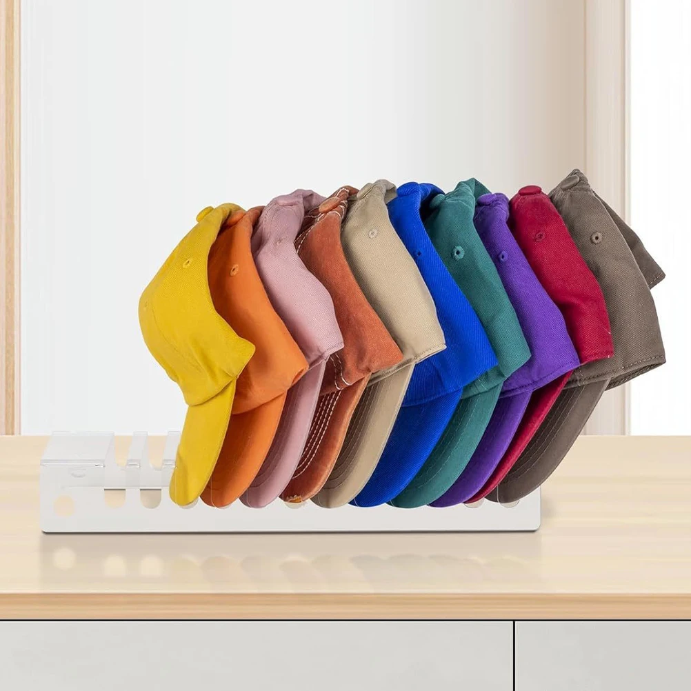 

2 Pcs Baseball Cap Display Stand Caps Storage Holder Desktop Hat Men Women Rack for