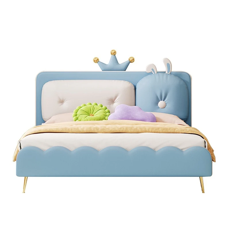 

Children's bed, boys solid wood, single bed, dream girl pink, princess bed