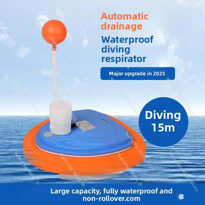 Diving Snorkel Equipment Trap Mobile Ventilator Support Deepest To10M Time 2.7-5H Underwater Snorkel Winter Ice Diving Z270/Z500