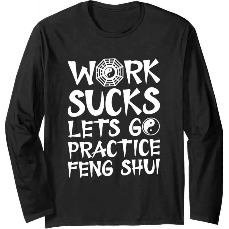 Feng shui energy flow top long sleeve T-shirt