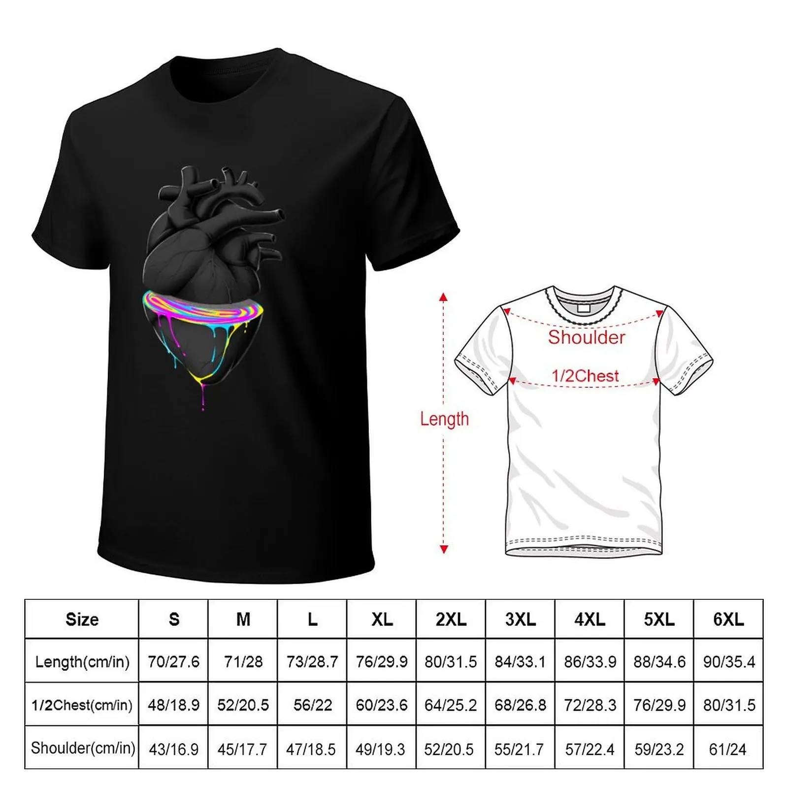 Bleeding Heart T-Shirt t shirts with prints T-Shirt