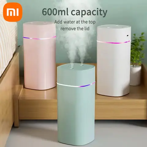 Xiaomi 600ml 대용량 자동차 가습기 Usb 더블 스프레이 안개 공기 아로마 테라피 기계 대형 안개 볼륨 다채로운 가습기 Best5 Xiaomi 600ml 대용량 자동차 가습기 Usb 더블 스프레이 안개 공기 아로마 테라피 기계 대형 안개 볼륨 다채로운 가습기 Best5