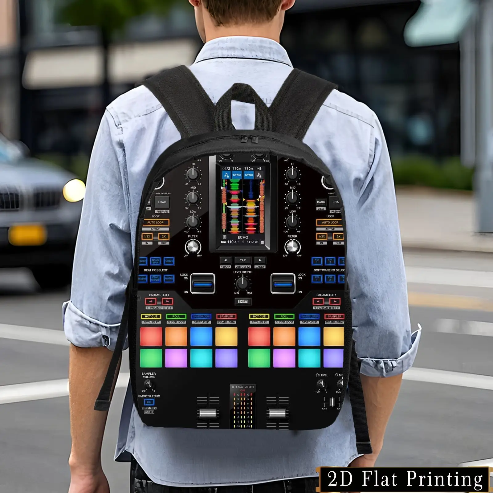 

Casual and stylish backpack, simple and personalized backpack. Creative design backpack for young people