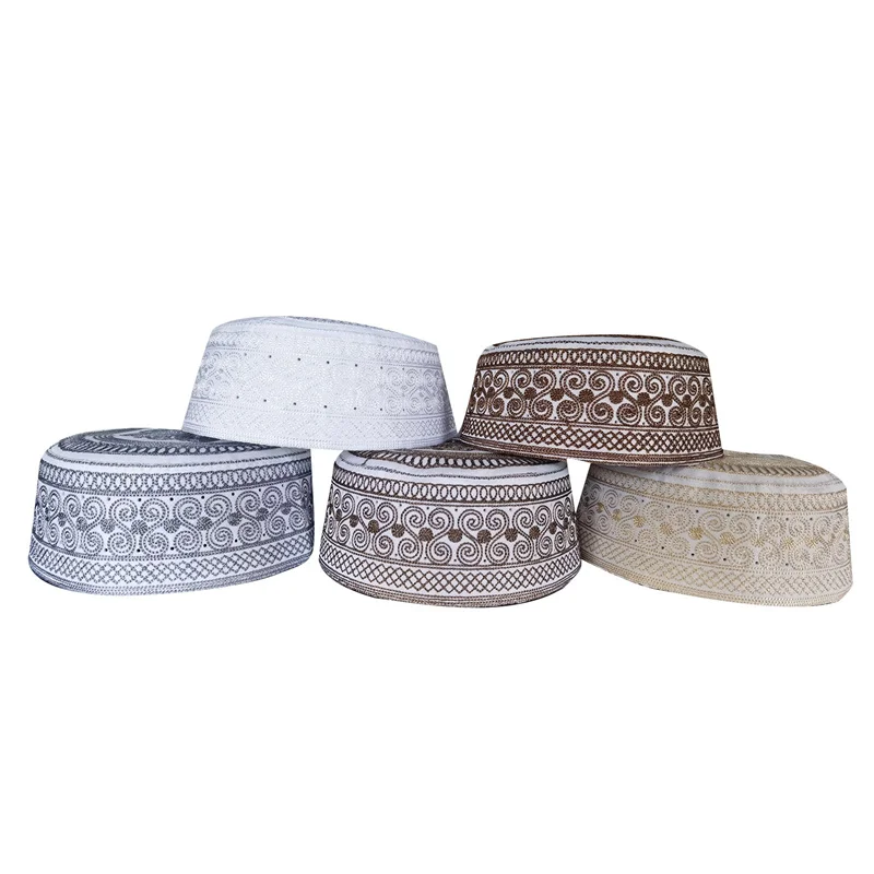 

Мусульманские мужские кепки Kippot, мусульманские, индийские, арабские кепки, молитвенные головные уборы